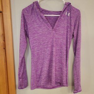 Women's Small Purple&White Underarmour Running Top